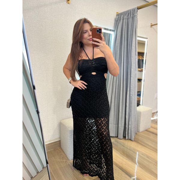 Vestido Lara Tricot Preto