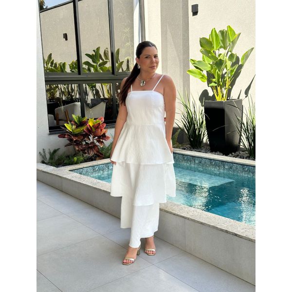 Vestido Natalia Branco 
