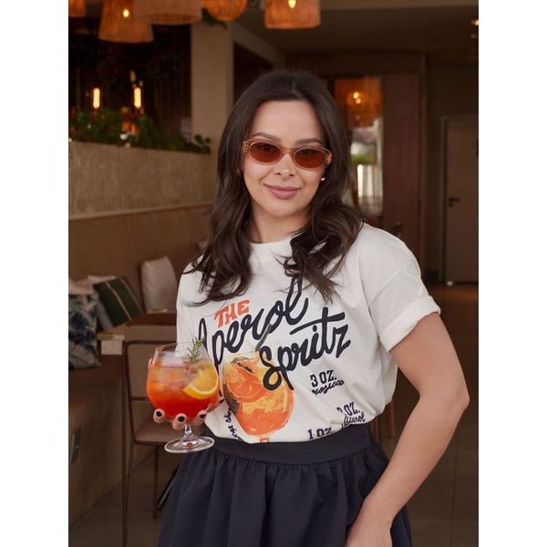 T-Shirt Aperol Off White 