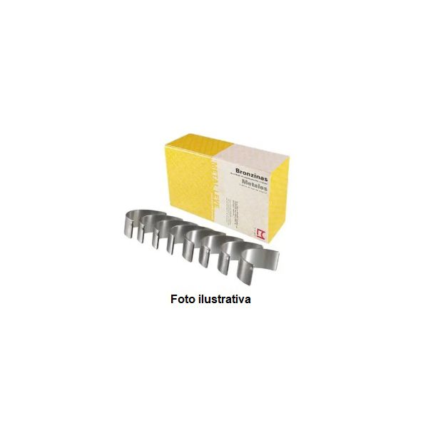 Bronzina de biela 1,50 Willys 6 cilindros - BB001 1,50