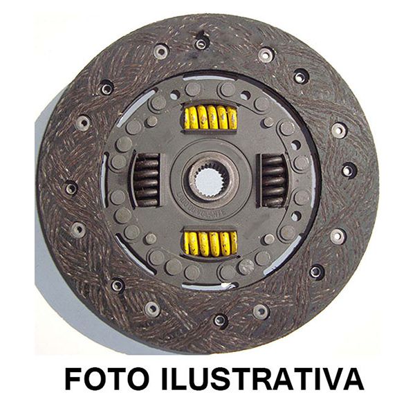 Disco embreagem Gol, Parati, Passat, Saveiro, e Voyage 1.0/1.5/1.6. Diametro 190mm e 24 estrias. - 5719