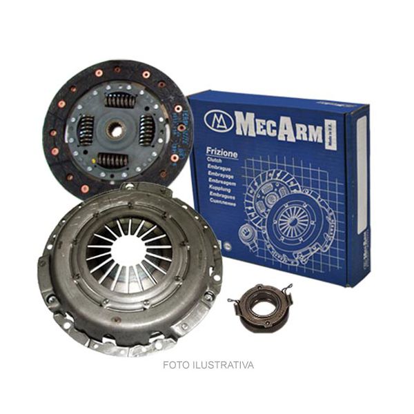 Kit de embreagem Golf 1.8 1994 a 1998, Cordoba e Ibiza 1.8 1995/. Diametro 210mm e 24 estrias - MK9496