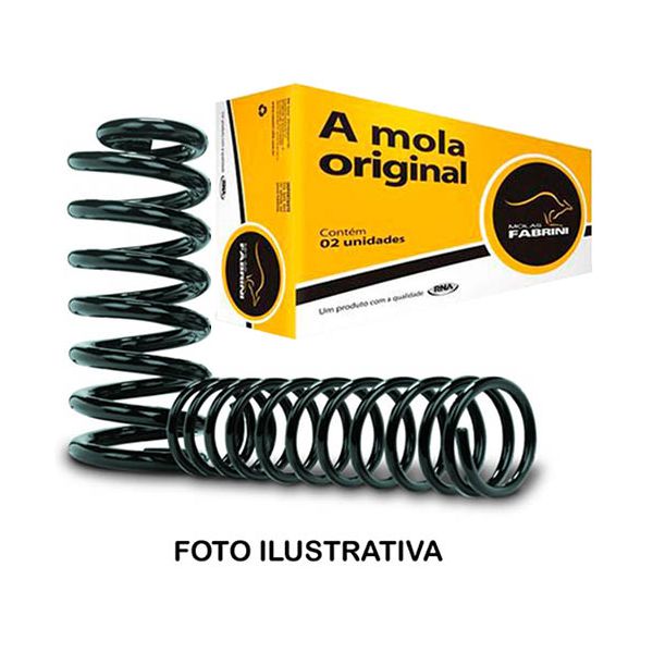 Par de Molas suspensão traseira Gol bola 4 Portas 1997/ (Exceto G5) - IVW0384 - Similar a Cofap EVW36