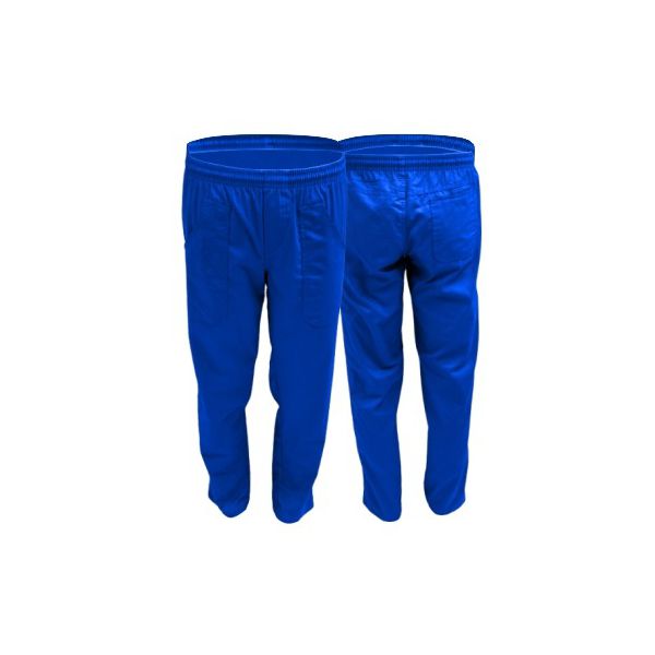 CALÇA AZUL EM BRIM COMERCIAL UNIF
