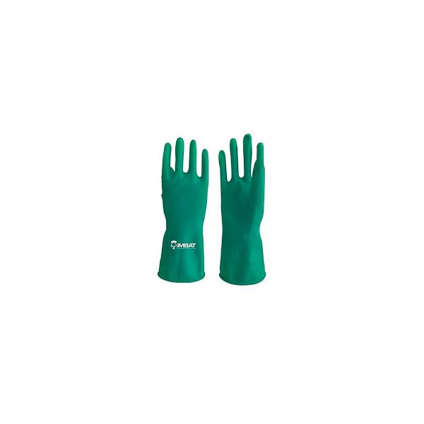 LUVA DE LATEX FORRADA VERDE - 8 IMBAT CA 44373