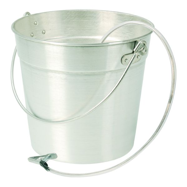 BALDE PEQUENO DE ALUMINIO COM CORDOALHA