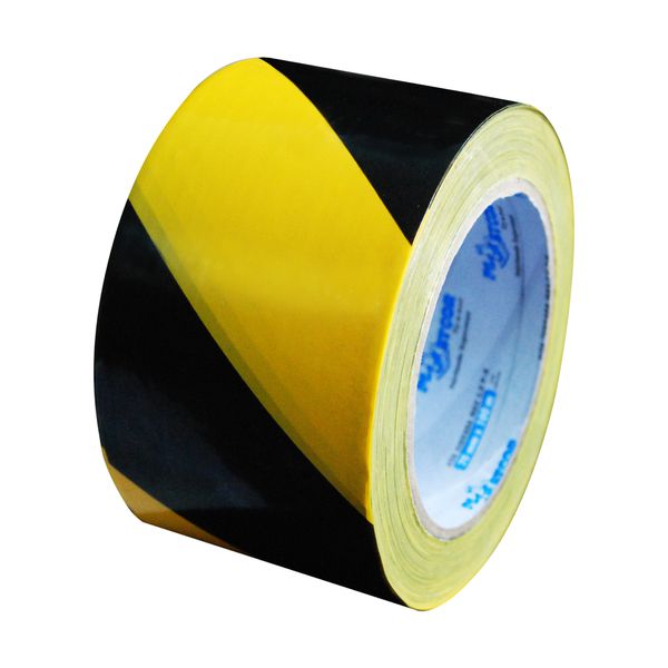 FITA ZEBRADA - PRETO/AMARELO - 150MTS - PLASTCOR