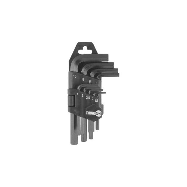 CHAVE ALLEN CURTA 1,5 A 10MM 9PCS NOVE54