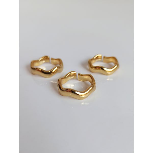 Anel Wave Ouro