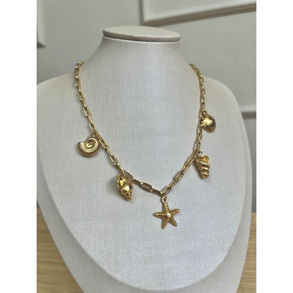 Colar Fundo do Mar Ouro