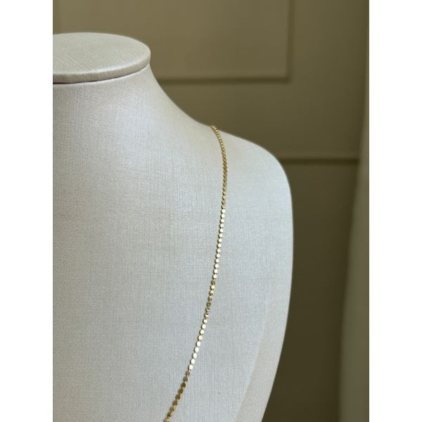 Colar Chapinha Dots Banhada a Ouro 