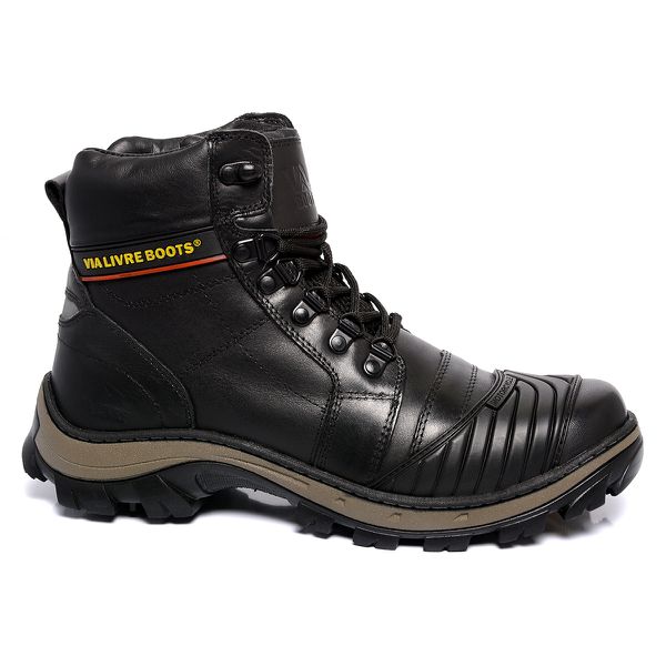 Bota Cambucá Motociclista - Preto 