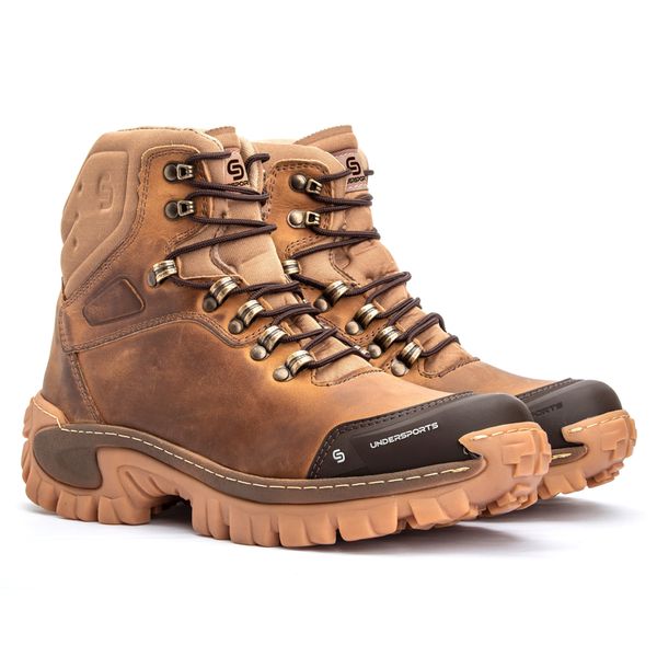 Bota Masculina Adventure Conquest Nobuck Whisky 