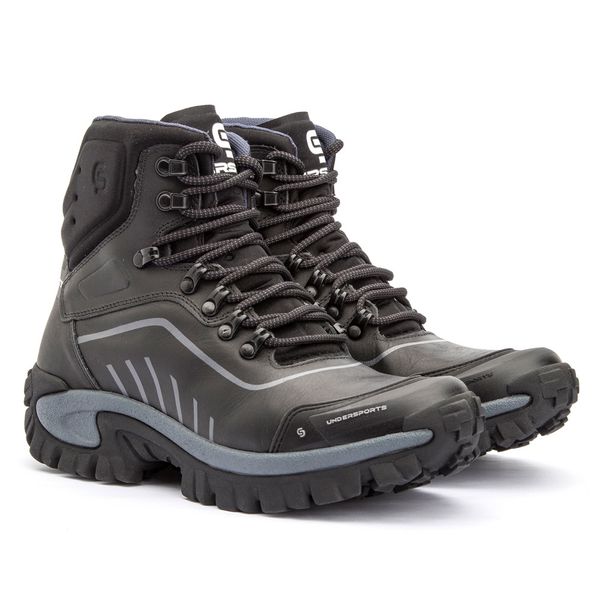 Bota Masculina Adventure Conquest Nobuck Preto