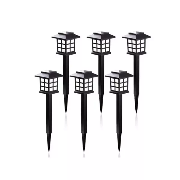 Kit 6 Luminárias Solares Led Externa Bomvink Bom-4601