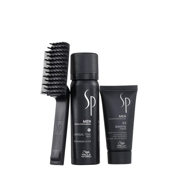 Wella Sp Men Kit Gradual Tone Black