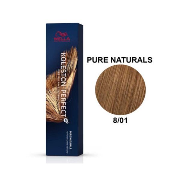 Wella Koleston Perfect Louro Claro Natural Cinza 8/01 60ml