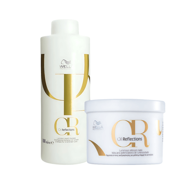 Wella Oil Reflections Kit Shampoo 1 Litro + Máscara 500g