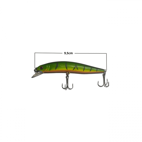 Isca Artificial 9,5cm Tucunaré Robalo Dourado - Importada