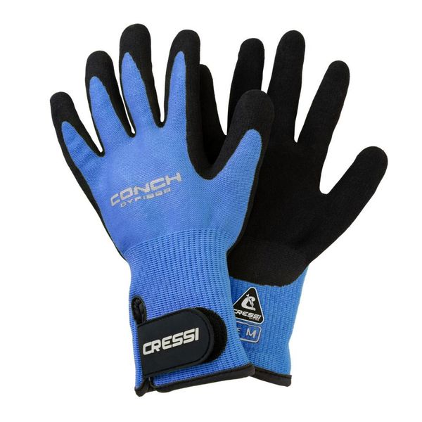 Luva de Neoprene para Mergulho Conch Dyfiber Azul - Cressi
