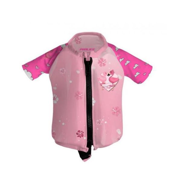 Colete Camisa Flutuadora Floater Infantil - Prolife Flamingo