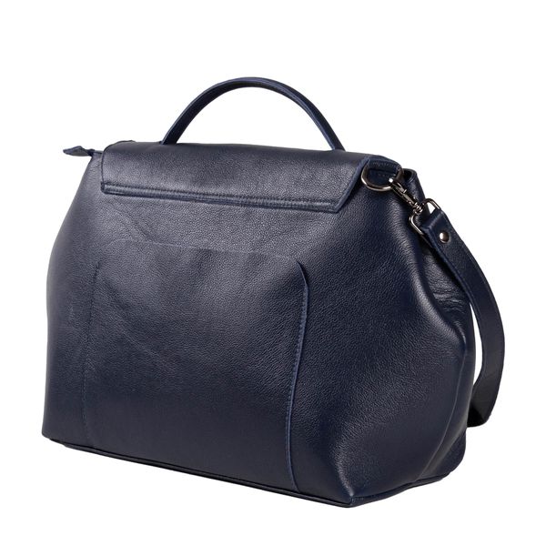 Bolsa de Couro - NASCENTE - Azul Anil | Bubblê