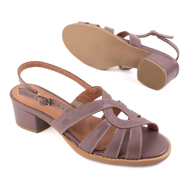 その他 Saltarelli Sandália Salto Grosso Mousse Entrelaçar - Encante-se | Bubblê