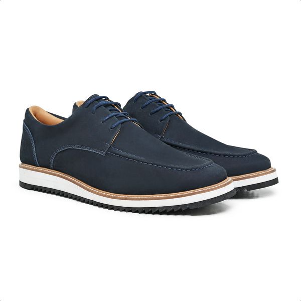 Sapato Masculino Derby Azul Marinho - Urbana Man | Sapatos Masculinos 