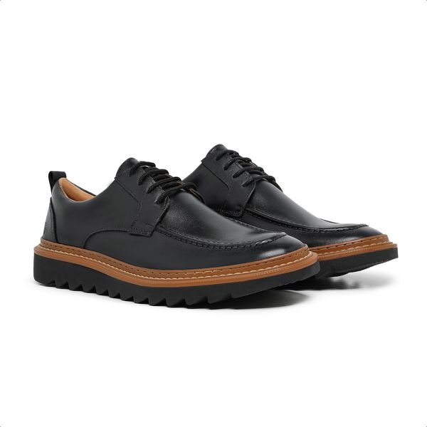 Sapato Masculino Derby Látego Preto - Urbana Man | Sapatos Masculinos 