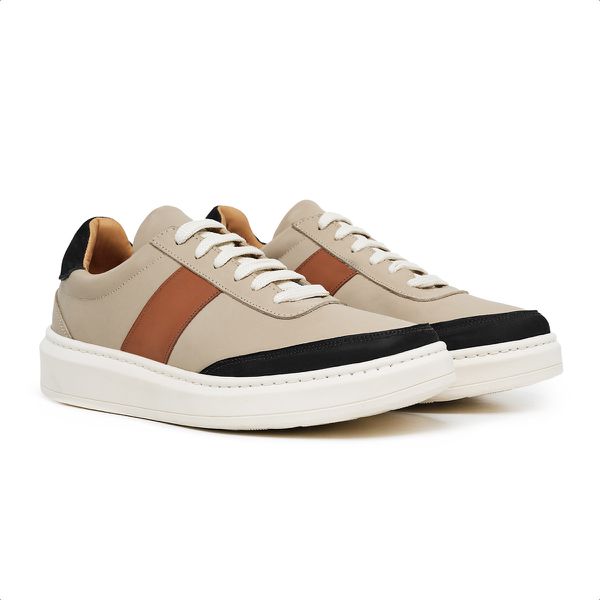 Sneaker Masculino Látego Marfim - Urbana Man | Sapatos Masculinos 