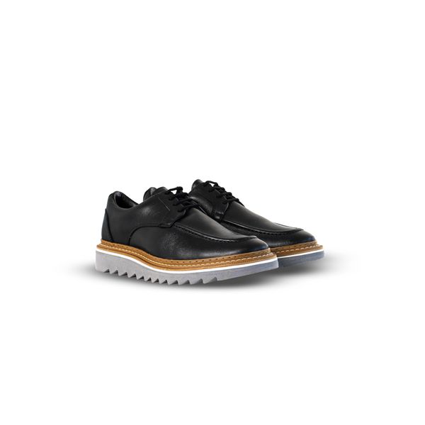 Sapato Social Masculino em Couro Preto - Urbana Man | Sapatos Masculinos 