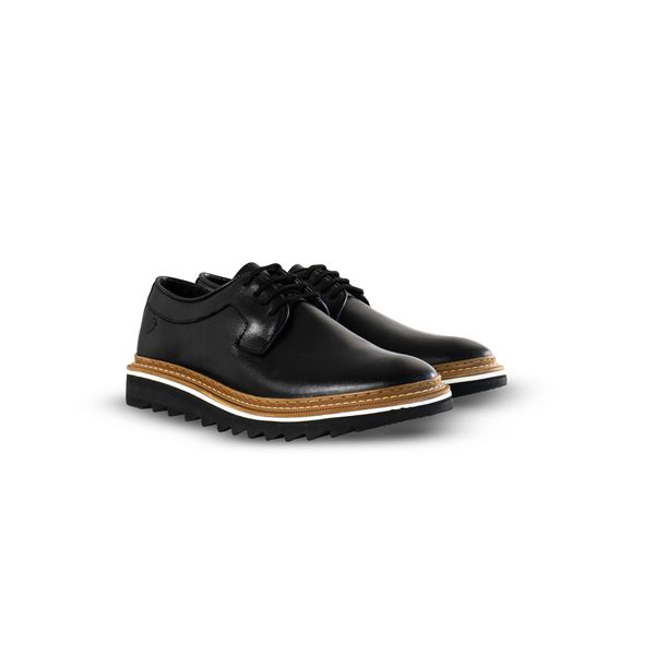 Sapato Social Masculino em Couro Preto - Urbana Man | Sapatos Masculinos 