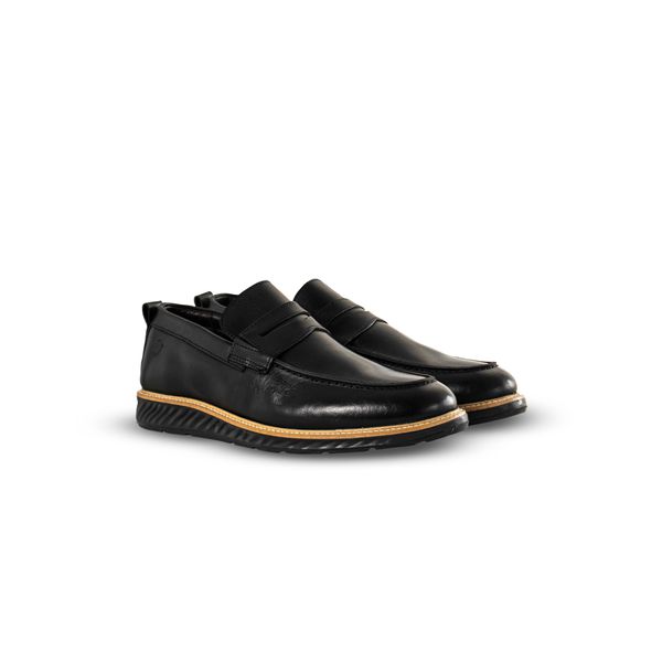 Sapato Social Masculino Loofer Couro Preto - Urbana Man | Sapatos Masculinos 