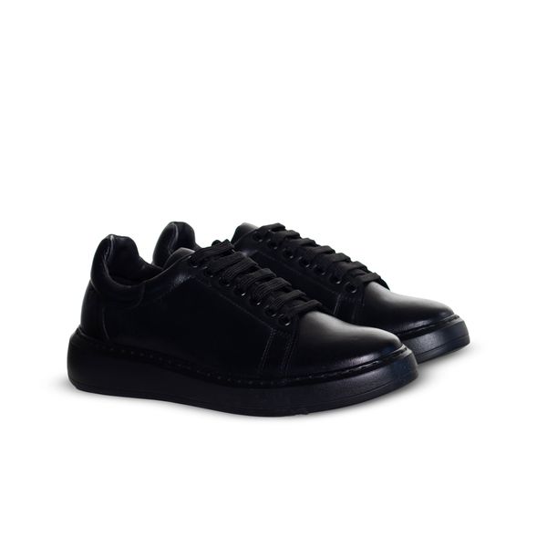 Sapatênis Masculino de Amarrar Snerke Latego Preto - Urbana Man | Sapatos Masculinos 