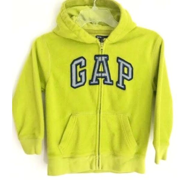 Moletom Gap Amarelo de Zíper Feminino