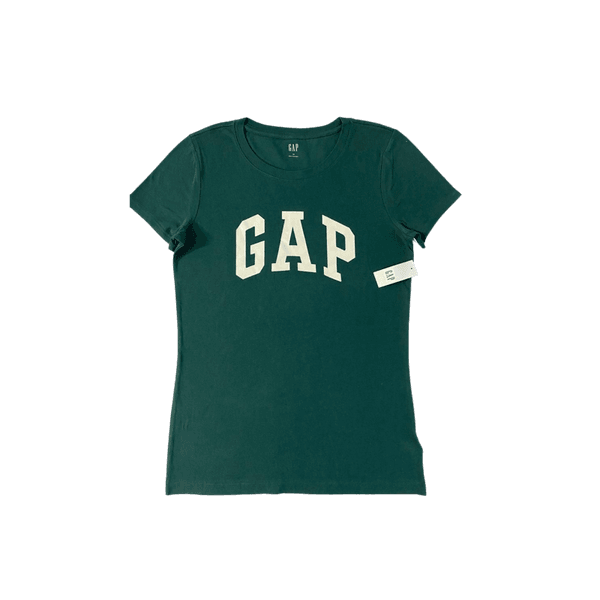 Blusa Gap Verde com Branca Feminina