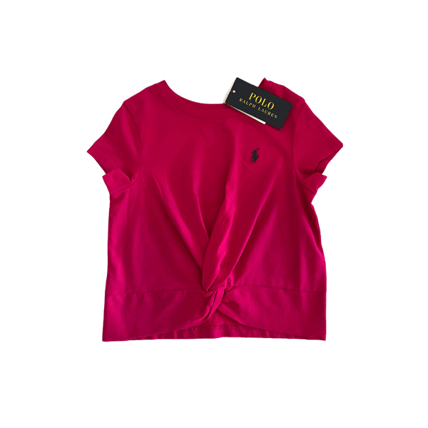 Cropped Polo Ralph Lauren Mini Pony Rosa