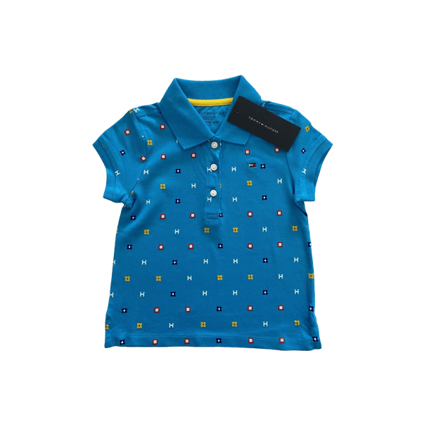 Camiseta Polo Feminina Tommy Hilfiger Azul