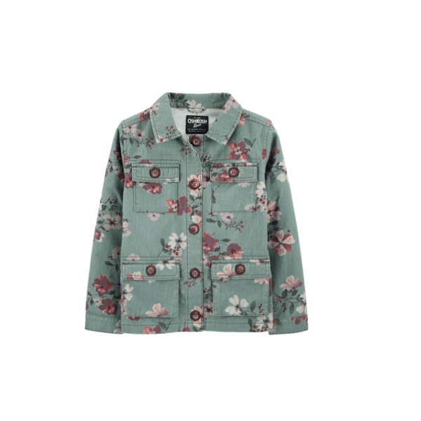 Jaqueta Oshkosh Floral com Botão