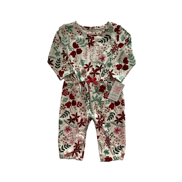 Macacão Infantil Menina Floral Carter's 