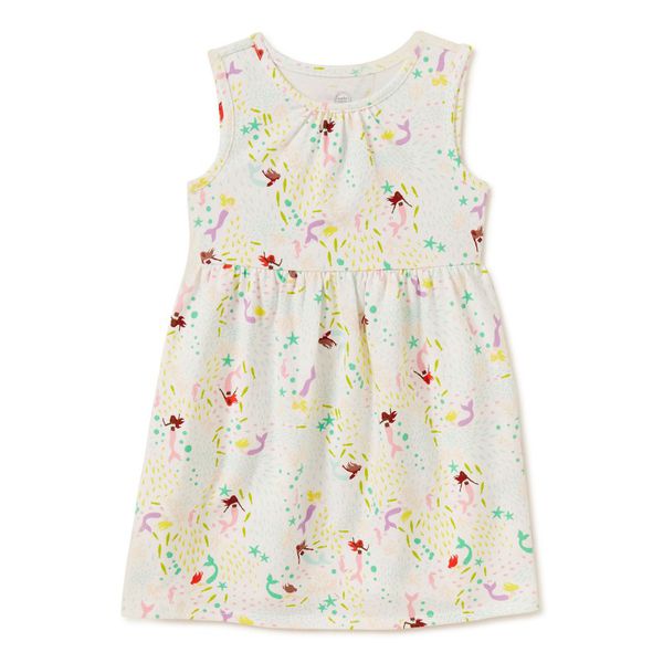 Vestido com Sereia Wonder Nation Branco