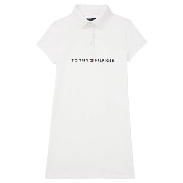 Vestido Infantil Branco Tommy Hilfiger