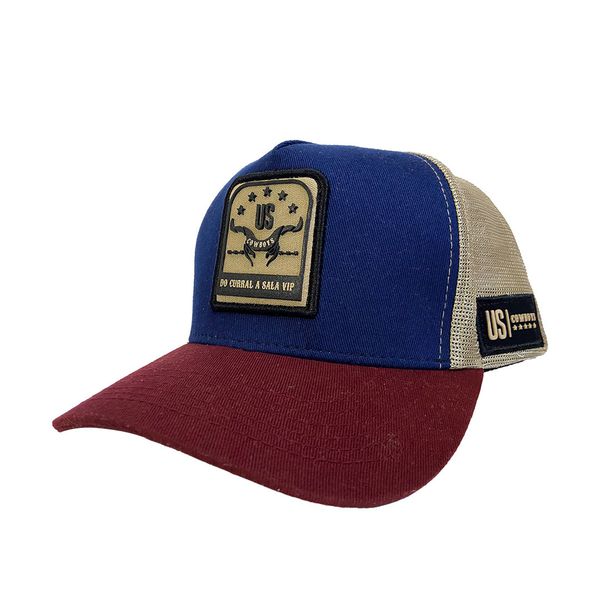Boné Trucker US Cowboys Azul Marinho