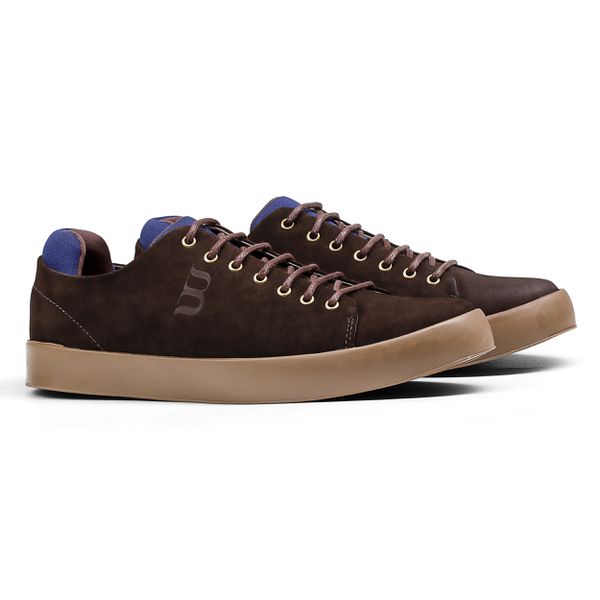 Sneaker Balder Streetwear Marrom/azul