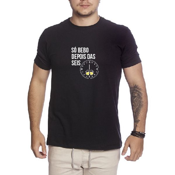 Camiseta Só Bebo Depois Das 6 All Clan
