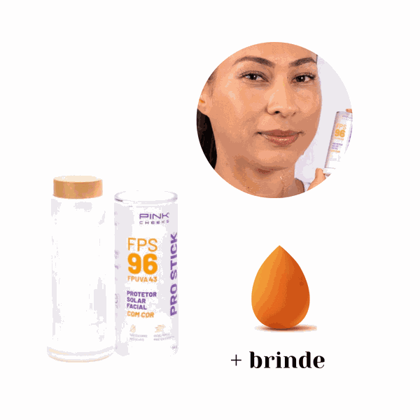 Protetor Solar Facial Pro Stick Com Cor PRO30 FPS 96 FPUVA 43 - Pink Cheeks