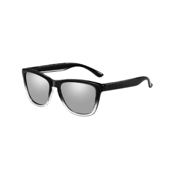 Óculos de Sol Preto e Cinza Clássico Bicolor Viena - Polarizado UV400