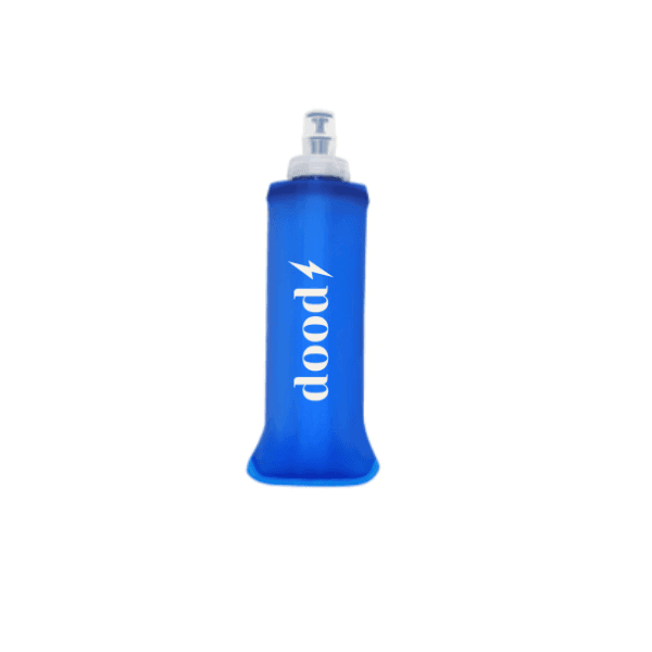 Garrafa Squeeze Azul Silicone Dobrável Soft - 250ml