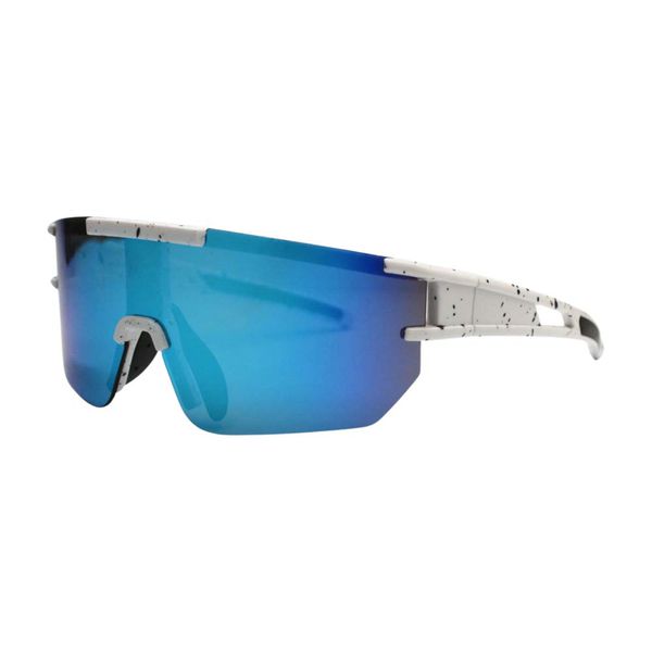 Óculos de Sol Performance Máscara Athenas Branco e Azul - Polarizado UV400