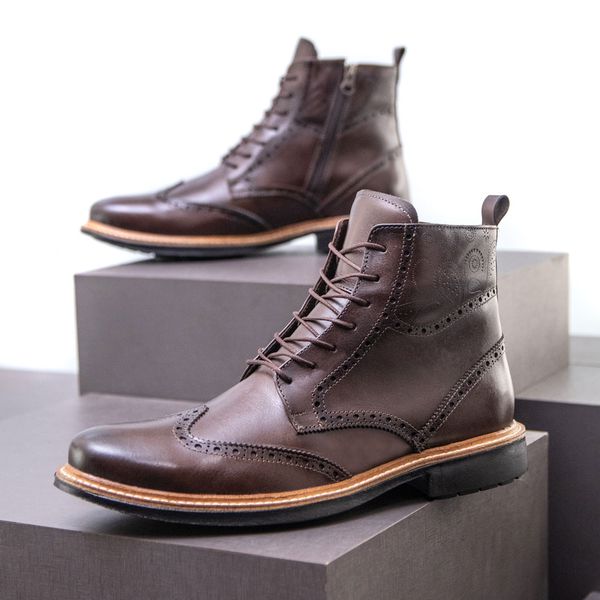 Bota coturno us shoes café new arrivals